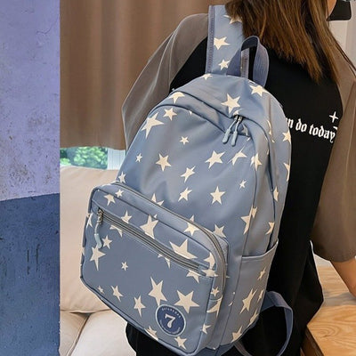Women's Fashion Simple Large Capacity XINGX Printed Schoolbag