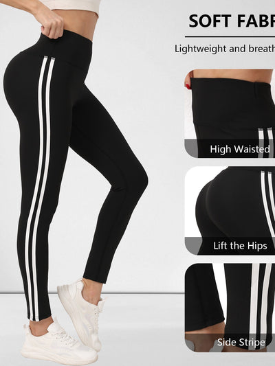 Legging taille haute galbant, running et fitness