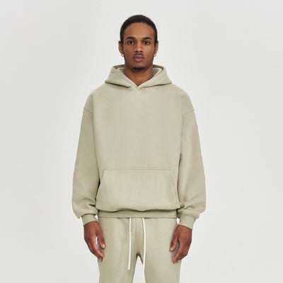 Sweat à capuche homme uni, ample et épais