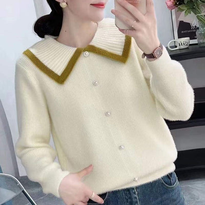 Fashionable Faux Mink Sweater For Women