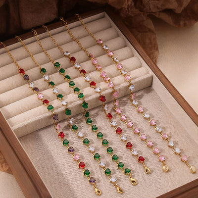 Bracelet en forme de cœur, style original luxe discret