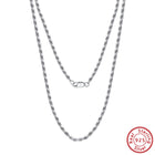 1.5mm platinum chain 50CM long