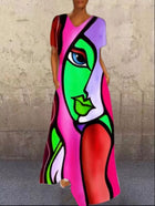Abstract Face Pink