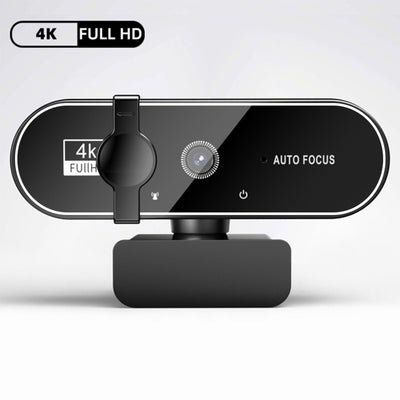 Mini webcam USB 4K avec micro, caméra HD autofocus pour PC & ordinateur portable, caméra de conférence 30fps 2K/1080P