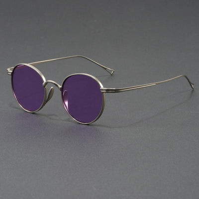 Lunettes de soleil rondes rétro tendance de style coréen, prisées des célébrités et influenceurs