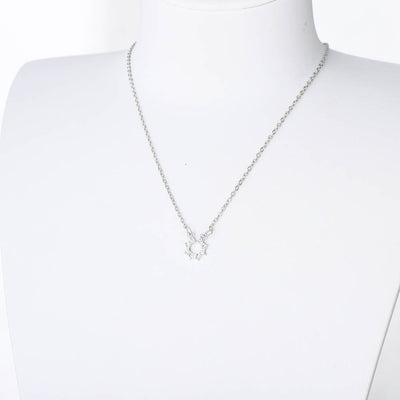 Simple Alloy Pendant Card Necklace