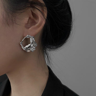 Fashion High Sense Irregular Earrings Women