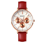 Rose Gold Red Strap