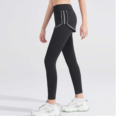 Legging long taille haute, grande taille
