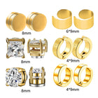 6 Pairs Suit G Gold