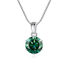Silver emerald green