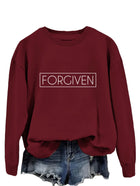 Gray Sweater Black Font