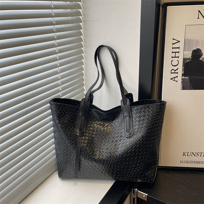 Sac porté épaule sous le bras rétro polyvalent, sac cabas de style coréen