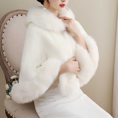 Bridal Wedding Cape Cheongsam Cloak Outerwear Jacket