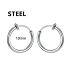 1 Pair D Style Steel Color